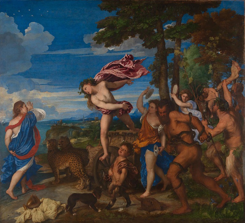 Titian, Bacchus and Ariadne (1520-3), oil on canvas; National Gallery