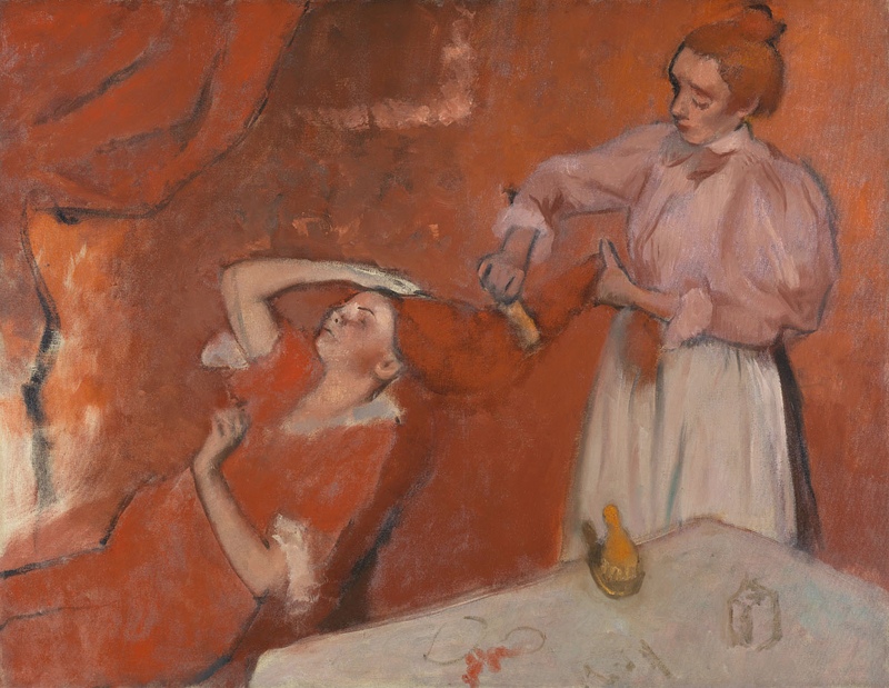 Hilaire-Germain-Edgar Degas, Combing the Hair ("La Coiffure"),National Gallery