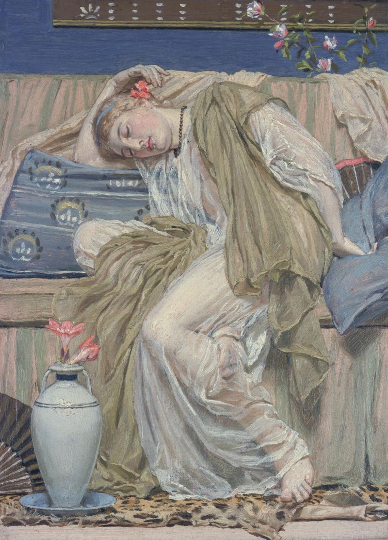 A Sleeping Girl, by Albert Moore (Tate)