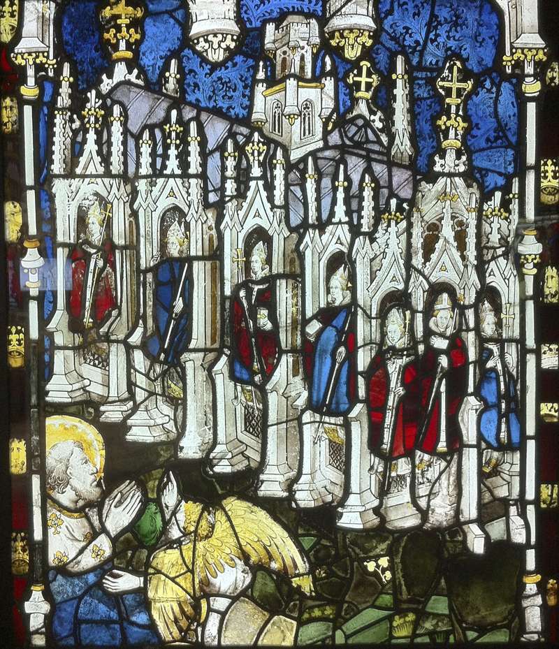 Panel from Great East Window, York Minster (Seven Churches of Asia)