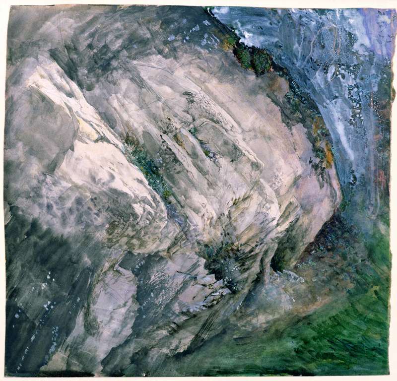 John Ruskin, 'Chamouni, Rocks and Vegetation', 1854 (Abbot Hall Art Gallery)