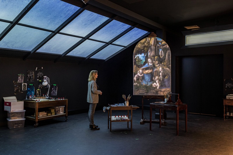 Room 3 at 'Leonardo: Experience a Masterpiece' at the National gallery