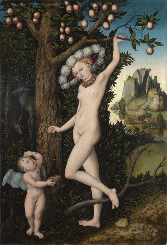  Lucas Cranach the Elder, 'Cupid Complaining to Venus' (c.1525),