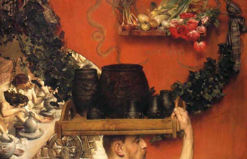 Alma-Tadema, The Roman Potters in Britain (Hadrian in England), 1884; The Hague