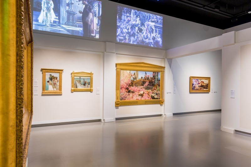 Alma-Tadema: exhibition view, Fries Museum (Photo ©Ruben van Vliet)