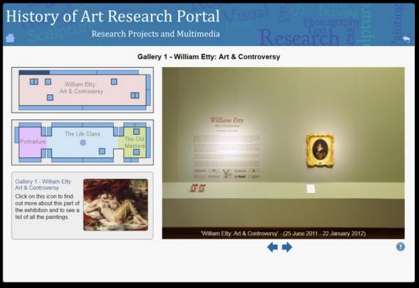 History of Art Research Portal (University of York): Etty - virtual tour