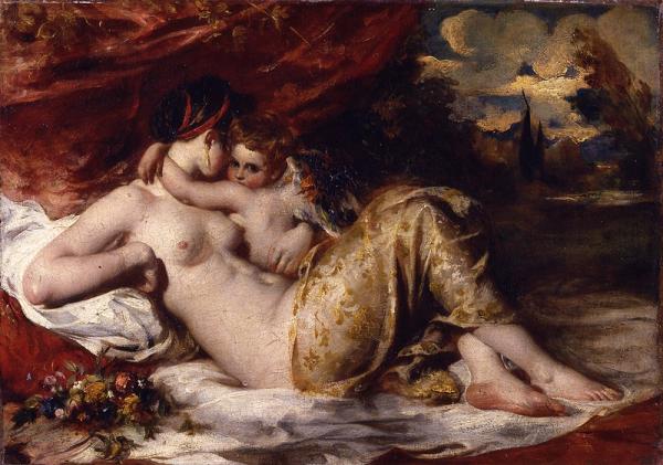 William Etty, Venus and Cupid (1830), York Art Gallery