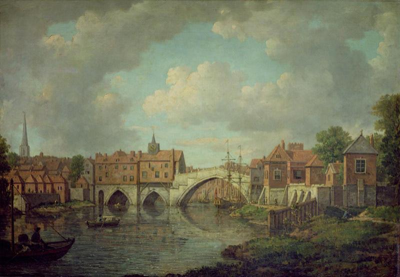 William Marlow, The Old Ouse Bridge, York