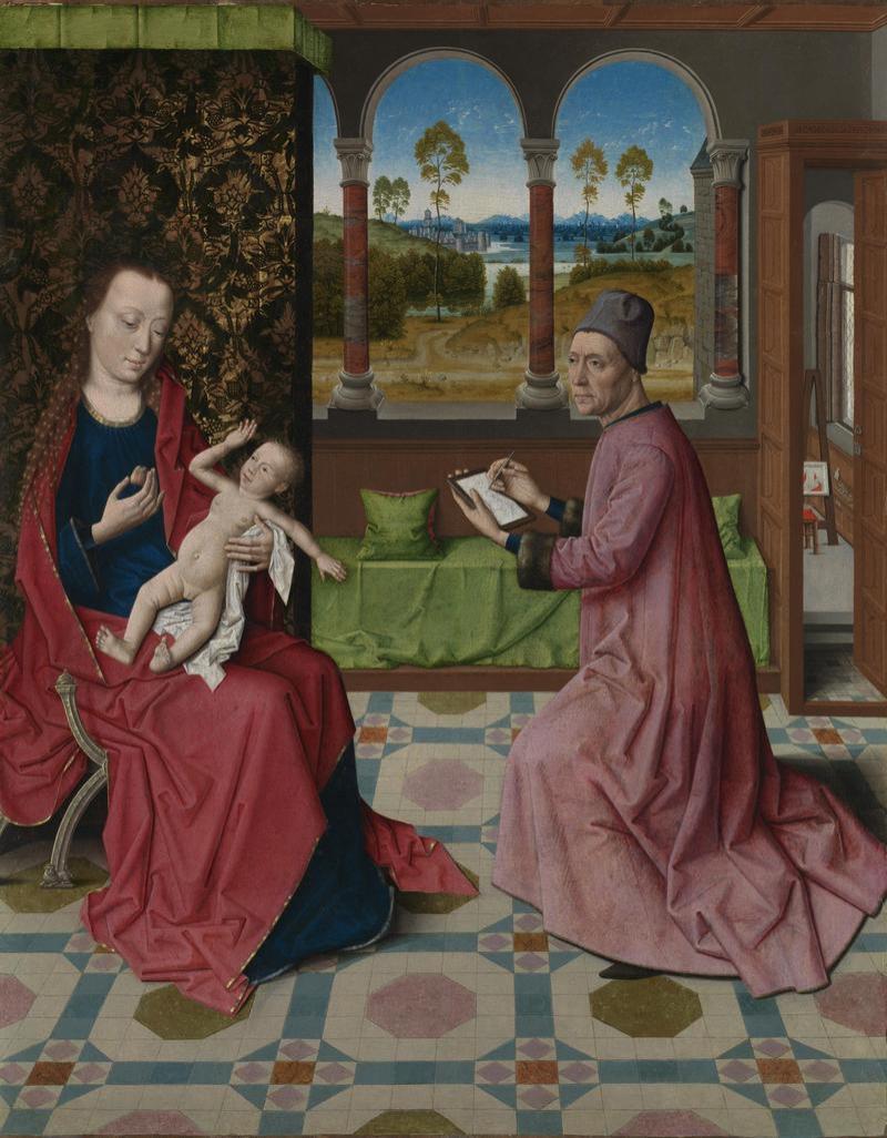 Dieric Bouts, St Luke Drawing the Virgin and Child ©The Bowes Museum
