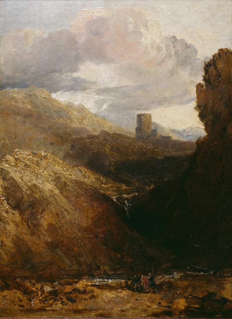 Turner, Dolbadarn Castle (Llyfrgell Genedlaethol Cymru – The National Library of Wales