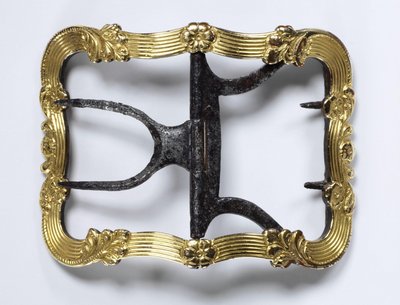 Ornate gold buckle