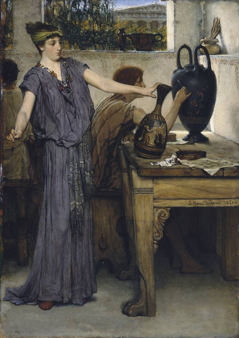 Lawrence Alma-Tadema, Etruscan Vase Painters, Manchester City Galleries