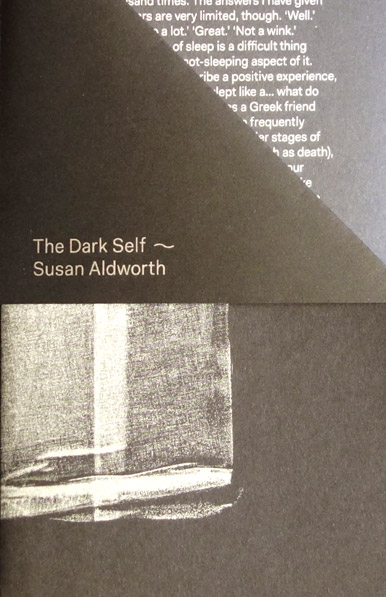 Cover - The Dark Self ~Susan Aldworth,  essay by Michael White (2017)