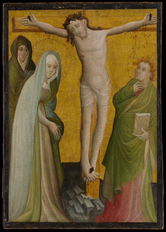 The Crucifixion by Master of the Berswordt Altar (Met Museum)
