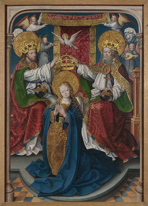 The Coronation of the Virgin by Master of Cappenberg (Jan Baegert?) (National Gallery, London) 