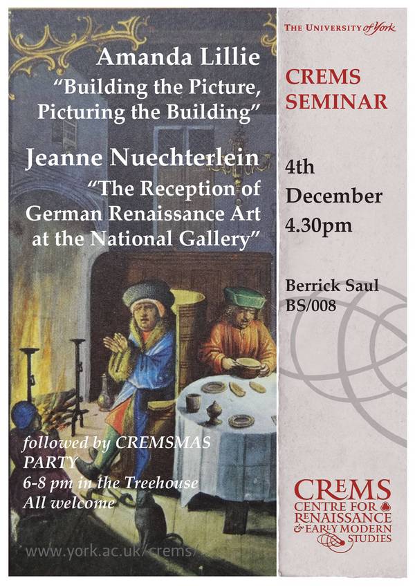 CREMS seminar poster - 4.12.2013
